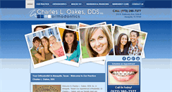 Desktop Screenshot of oakesorthodontics.com